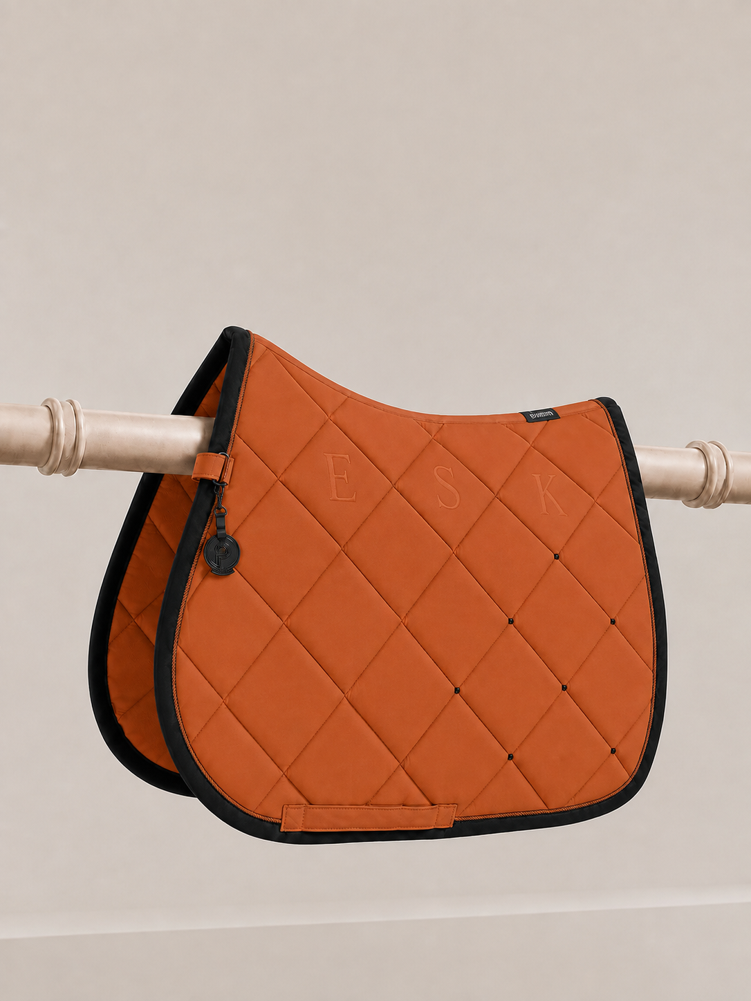 Eskadron Platinum Silk Diamond All Purpose Saddle Pad Amber Orange