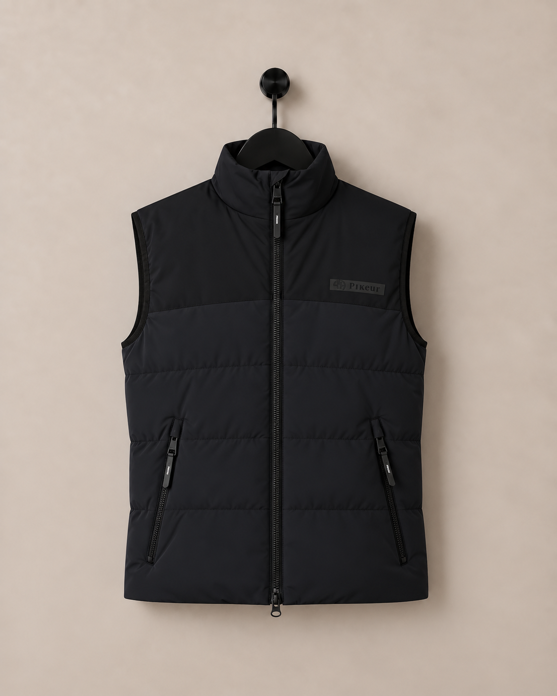 Pikeur Hybrid Quilted Mens Vest Black