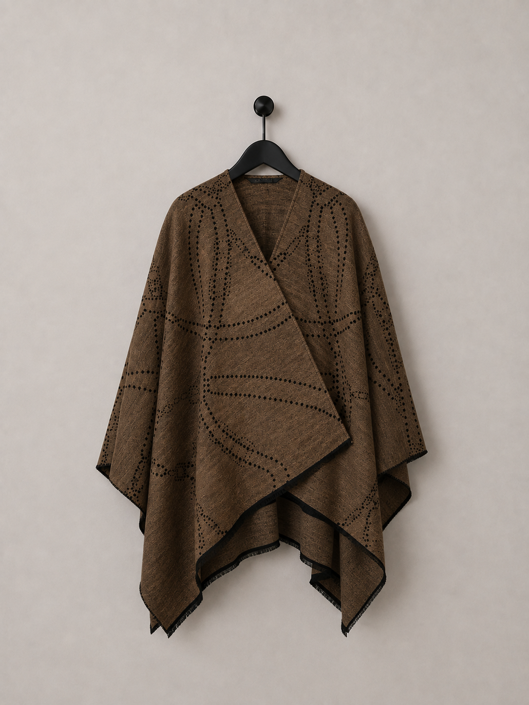 Pikeur 2-1 Wrap Cape Poncho Mocha Cream