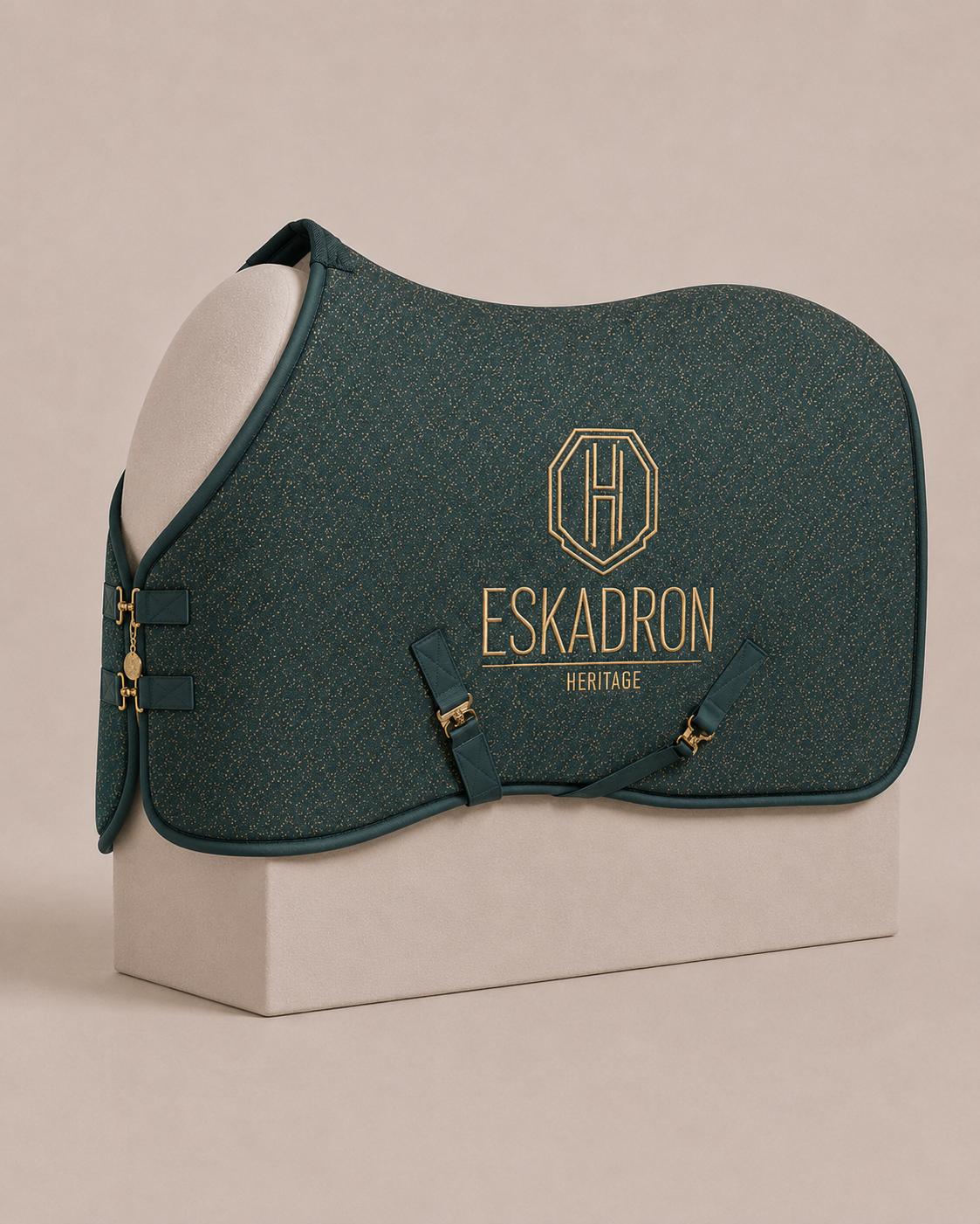 Eskadron Platinum Jersey Sparkle Sweat Cooler Rug Small Pony Green