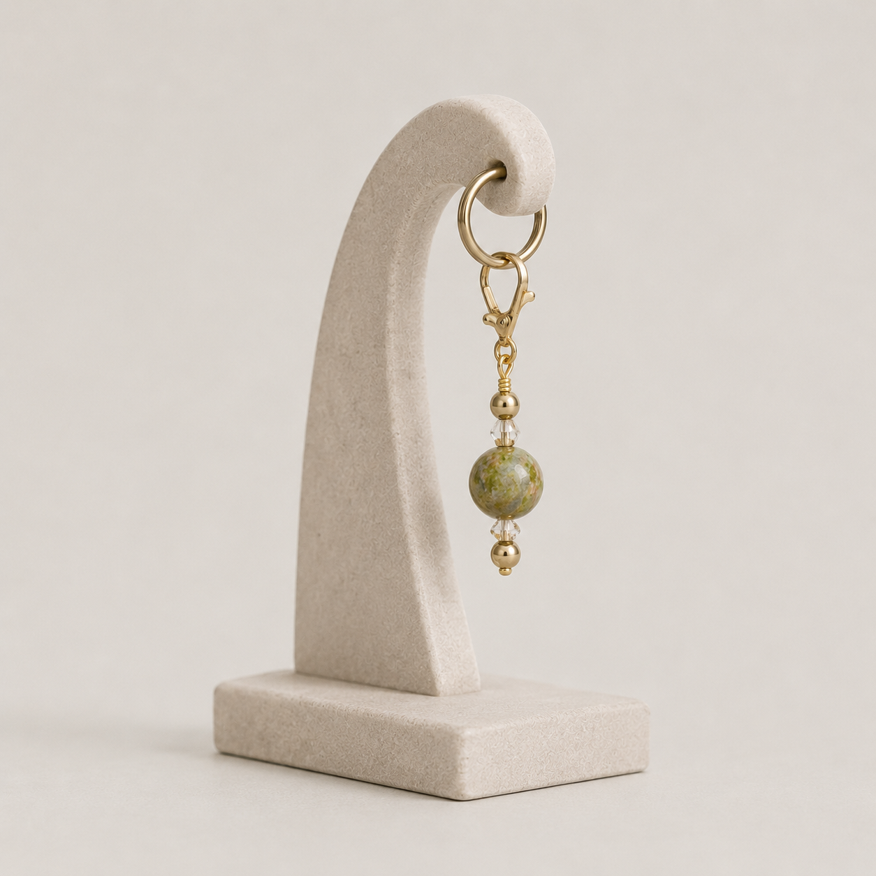Westoria Unakile Green Bridle Charm- Alignment, Healing, Perserveirance