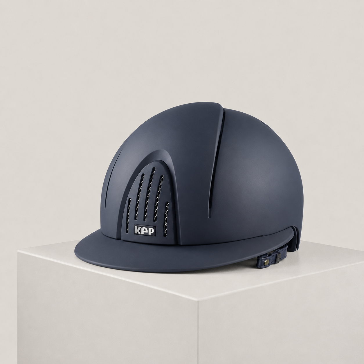 KEP Smart Nova Matte Blue Textile Finish Wide Visor