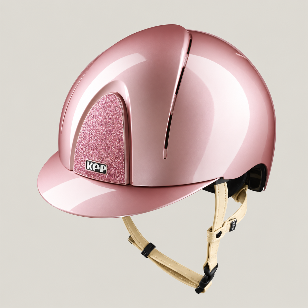 KEP Smart Nova Rose Pink Polish Star Cream Beige Strap Wide Visor