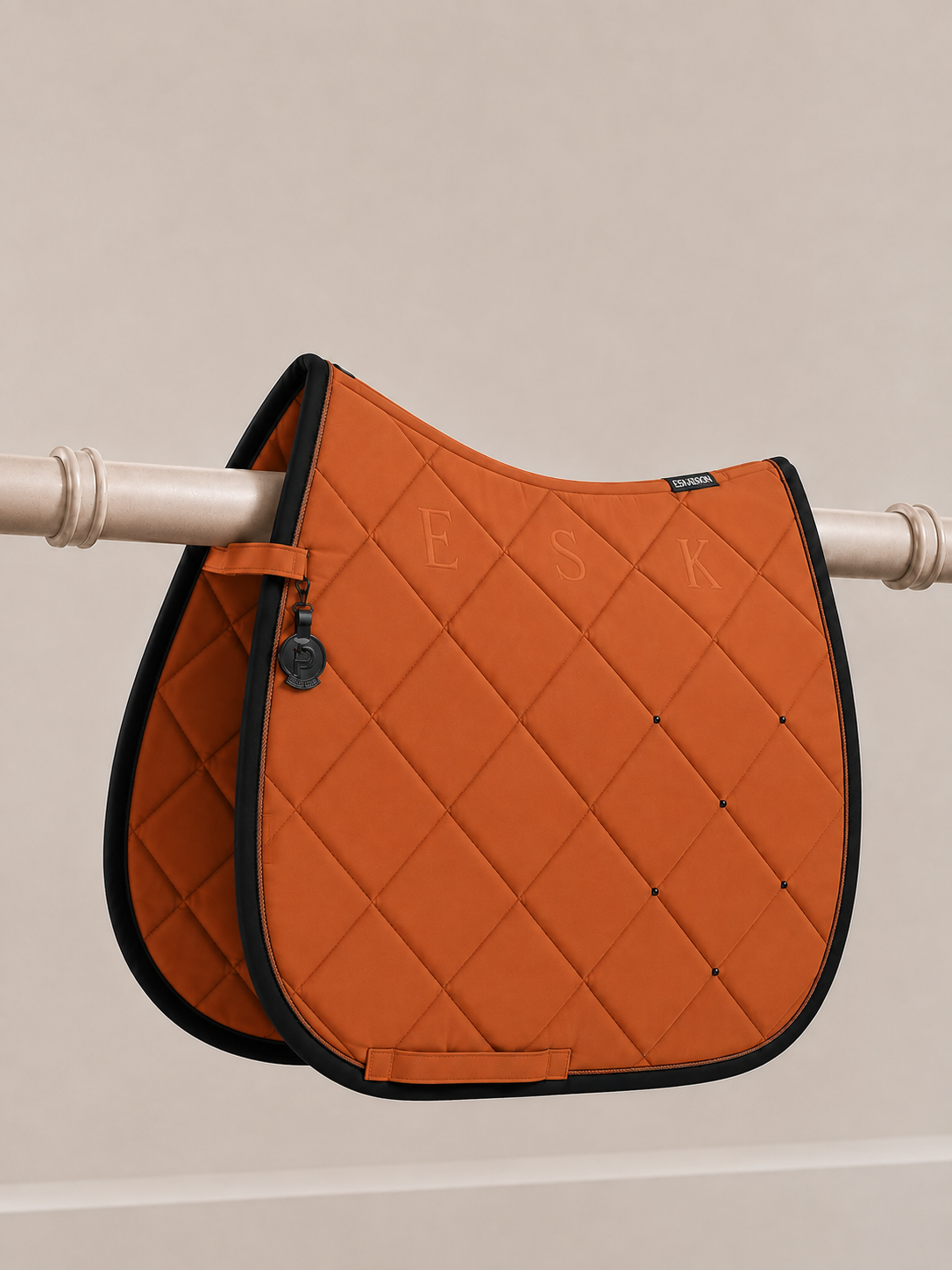 Eskadron Platinum Diamond Dressage Saddle Pad Amber Orange