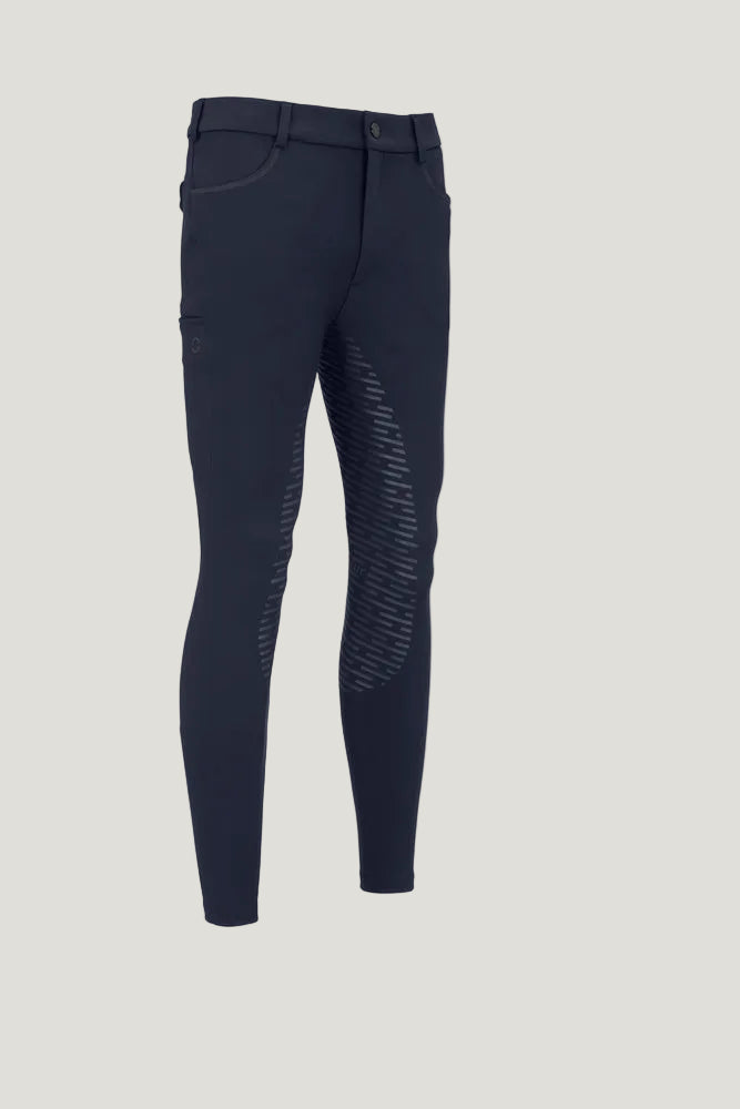 Pikeur Fendrik Breeches Mens GripTec Full Seat Navy and Gray