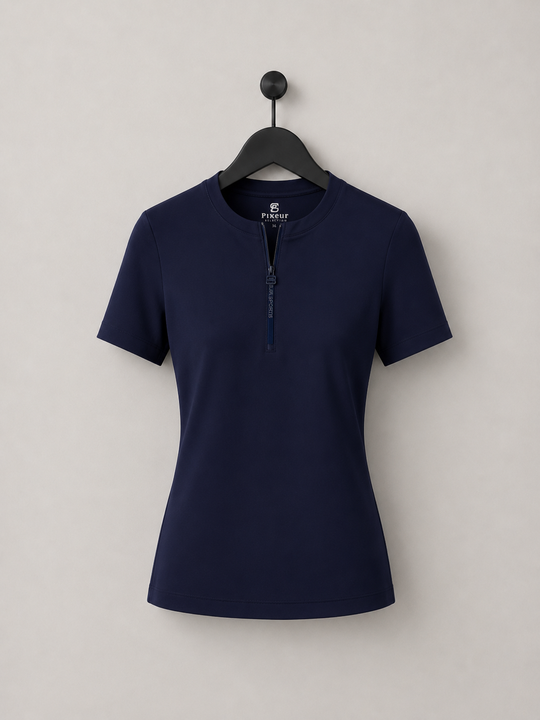 Pikeur Quarter Zip Riding Shirt Navy