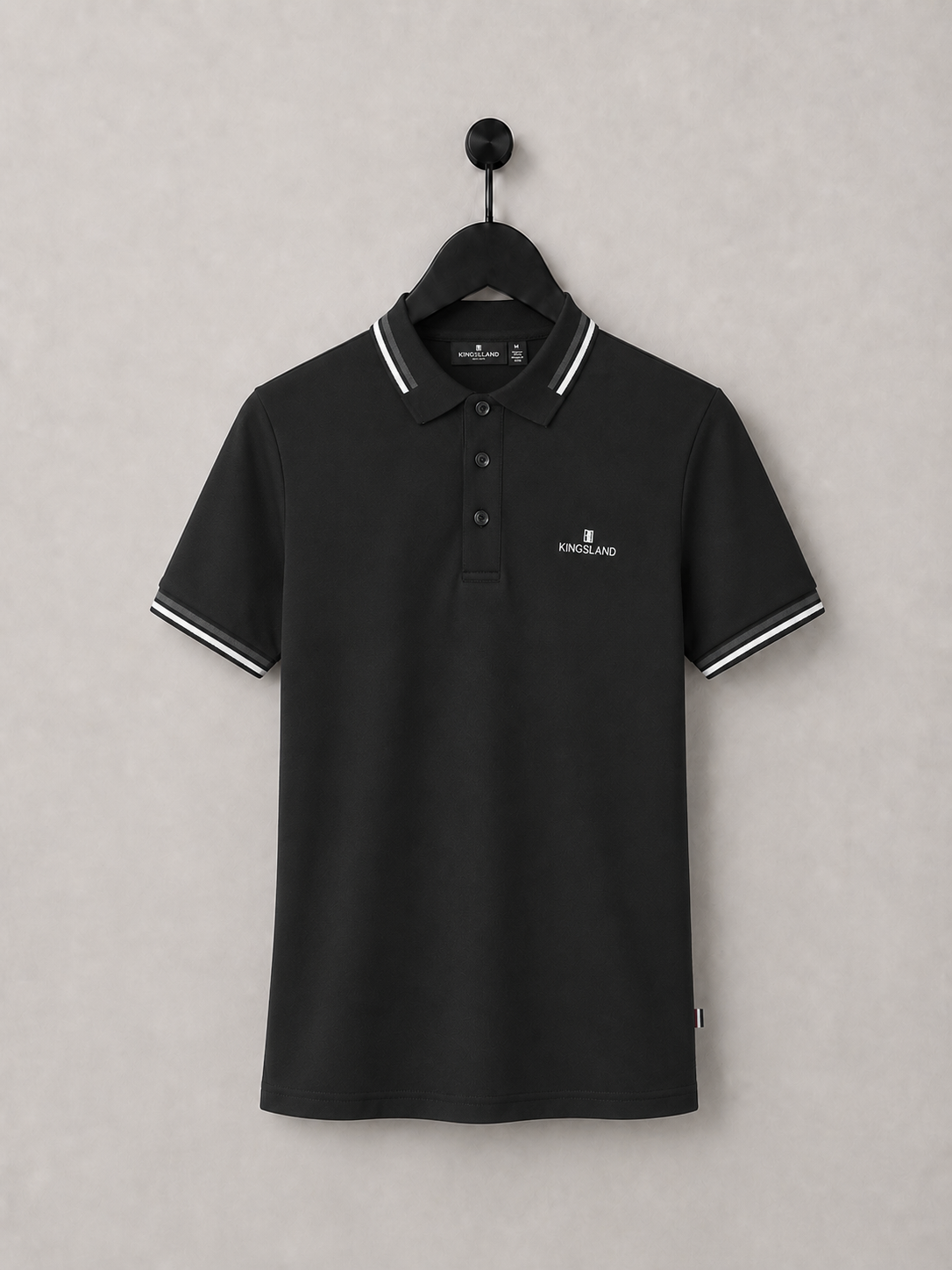 Kingsland Classic Mens Polo Shirt Black
