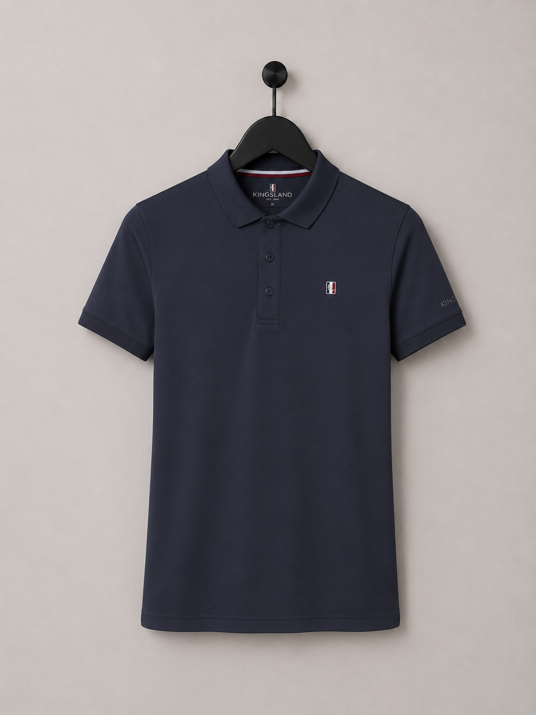 Kingsland Classic Mens Training Pique Polo Shirt Navy