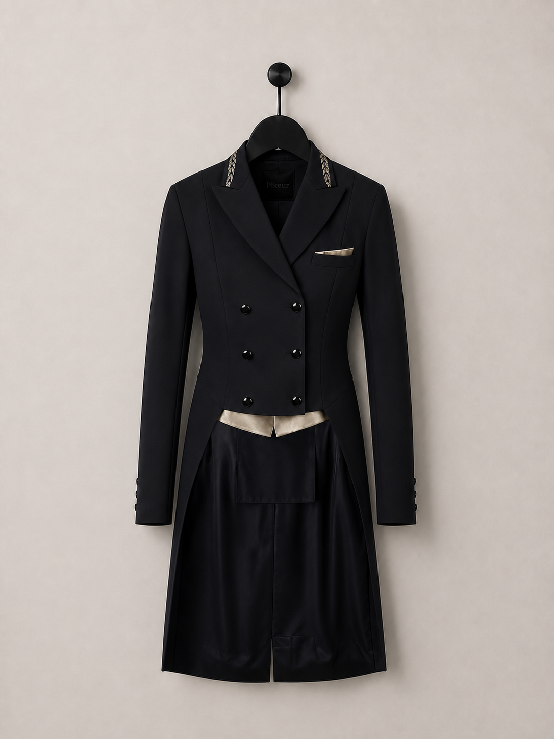 Pikeur Liliane Competition Shadbelly Show Jacket Tail Coat Black