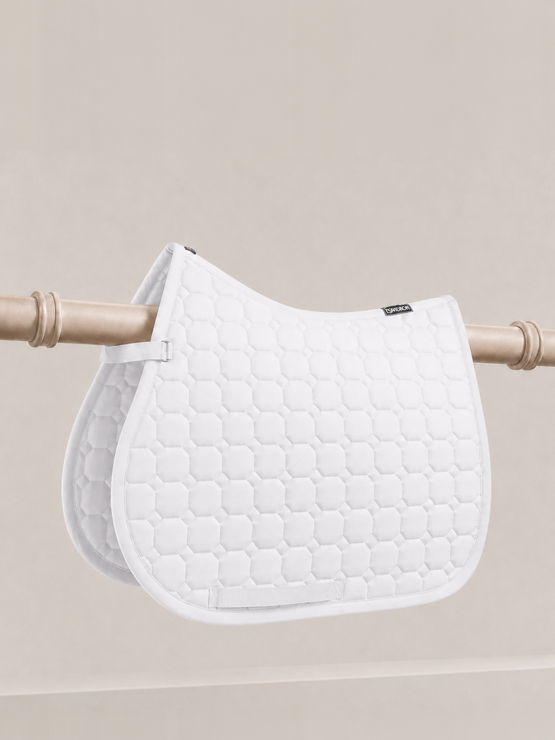 Eskadron Cotton Molton Jumping AP Show Team Saddle Pad White