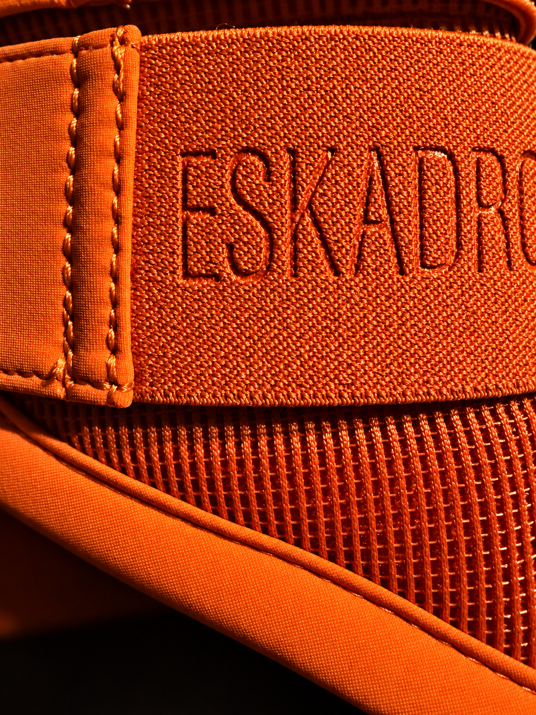Eskadron Platinum Tendon Brushing Leg Boots Mesh Amber Orange