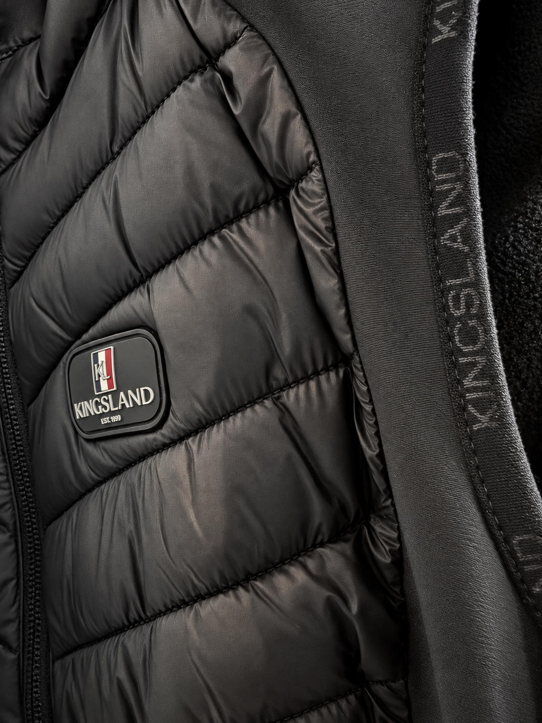 Kingsland Classic Hybrid Fitted Vest Body Warmer Navy