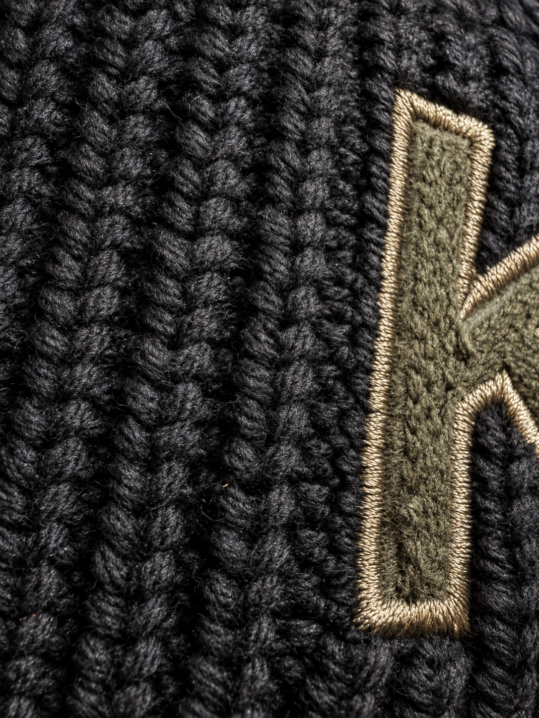 Kingsland KLVas Mens Pullover Knit Cable Sweater Navy