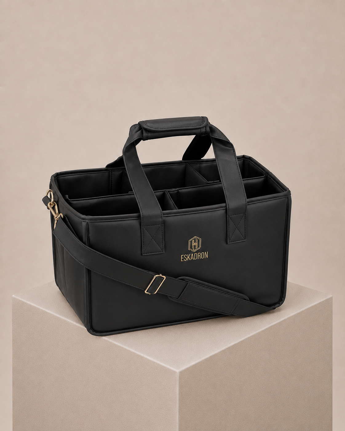 Eskadron Heritage Grooming Tote Accessories Bag Dark Brown