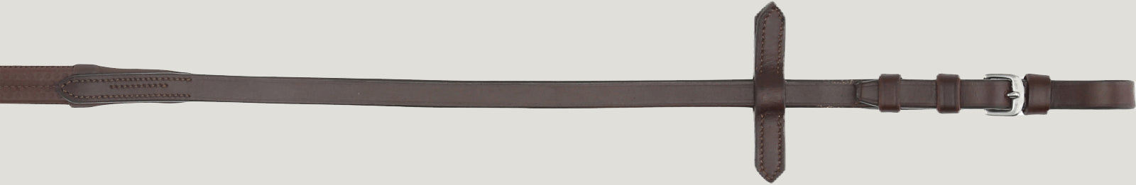 SuperGrip Rubber Reins Havana Brown