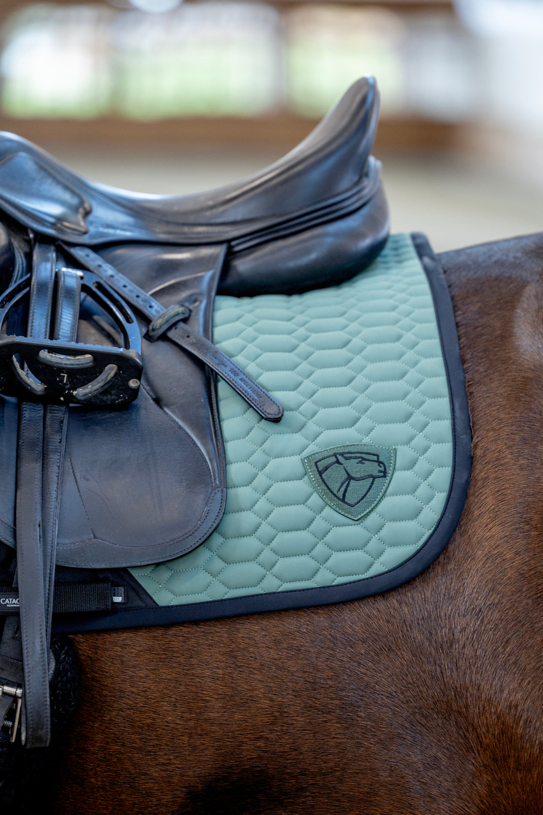 Catago FIR-Tech Grand Saddle Pad Dressage Green