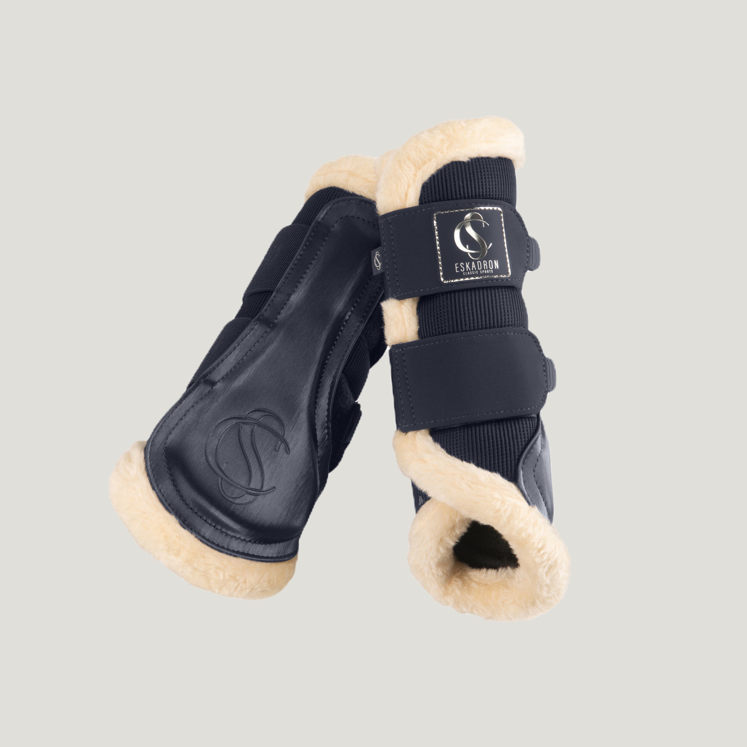 Eskadron Classic Tendon Boots MESH Faux Fur Navy