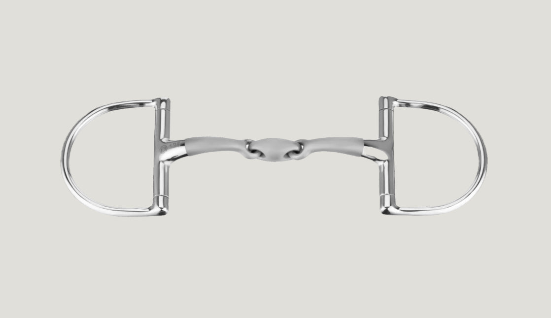 Sprenger Satinox Double Jointed D-Ring Snaffle - 14 mm