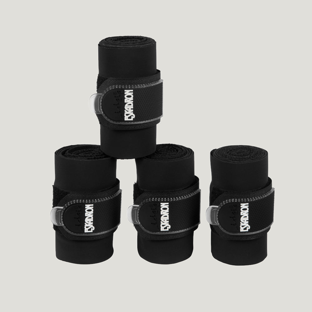 Eskadron Set of 4 Mesh Black Bandages Polo Wrap
