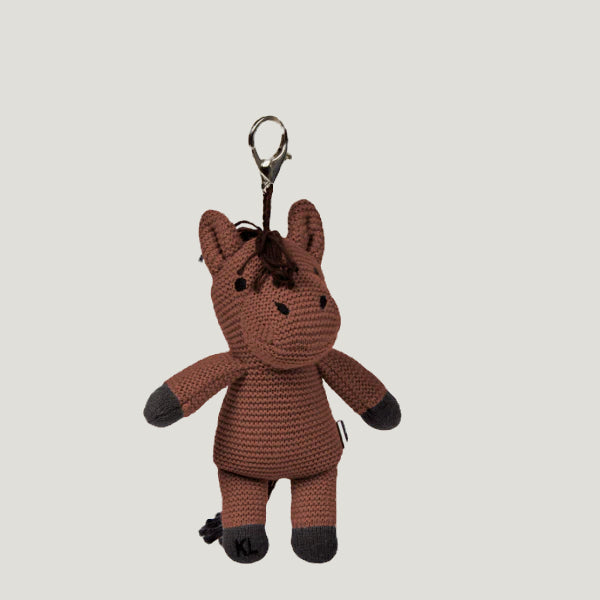Kingsland KLMonty Knitted Horse Teddy Keychain Key Ring