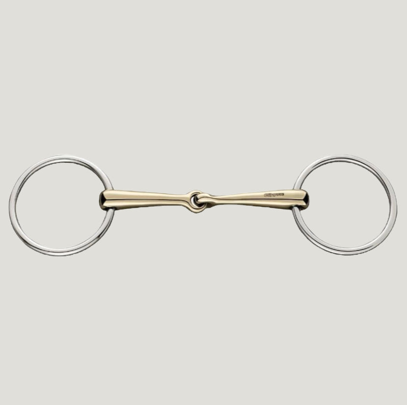 Sprenger Loose Ring Sensogan Single Jointed Snaffle Bit - 135mm/14 mm