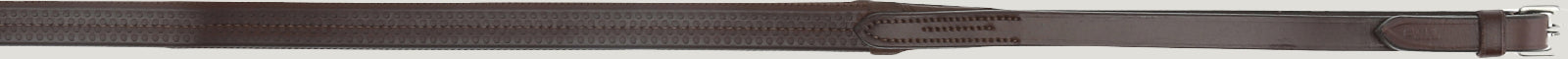 SuperGrip Rubber Reins Havana Brown