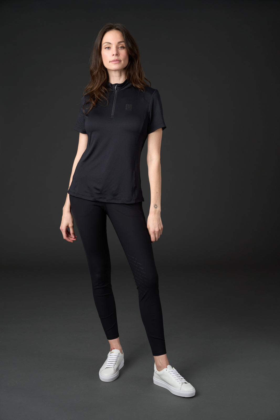 Catago FIR-Tech Short-Sleeve Riding Shirt Black