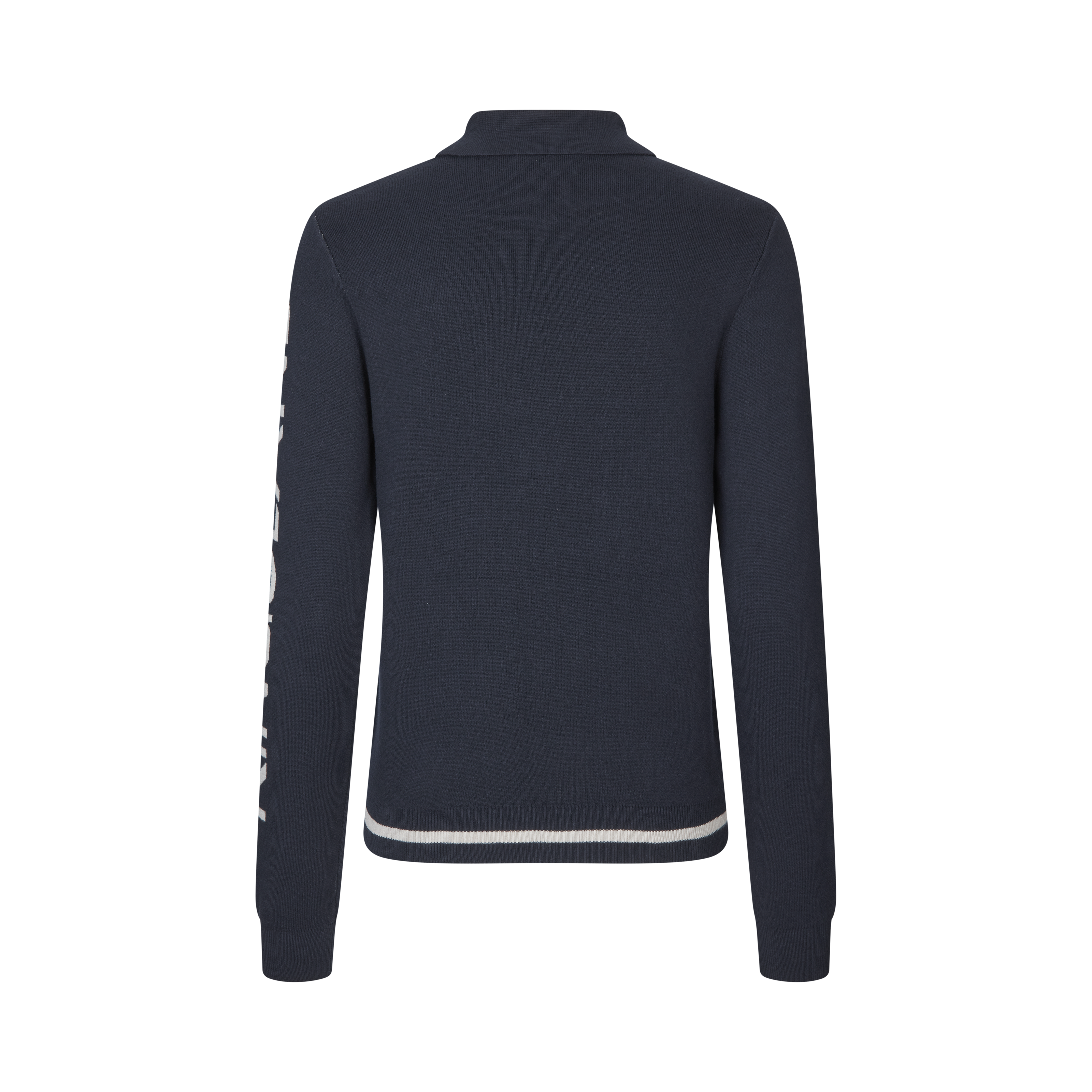 Kingsland Nalin Ladies Knitted Polo Longsleeve Shirt Navy