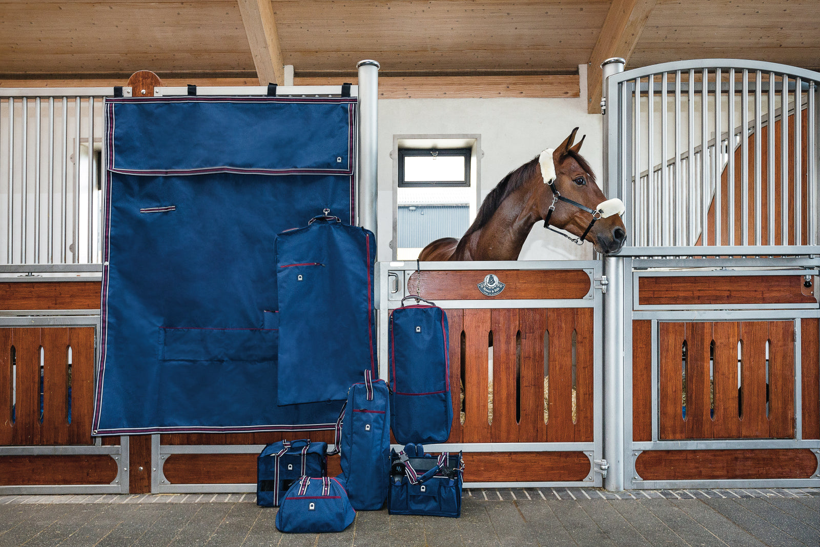 Grooming Bag Tote Blue