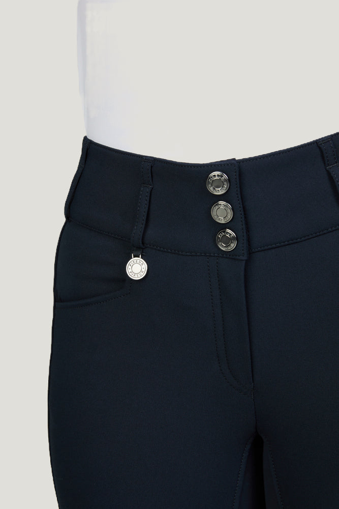 Pikeur Candela New FlexTec Suede Full Grip Breeches High Waist Navy