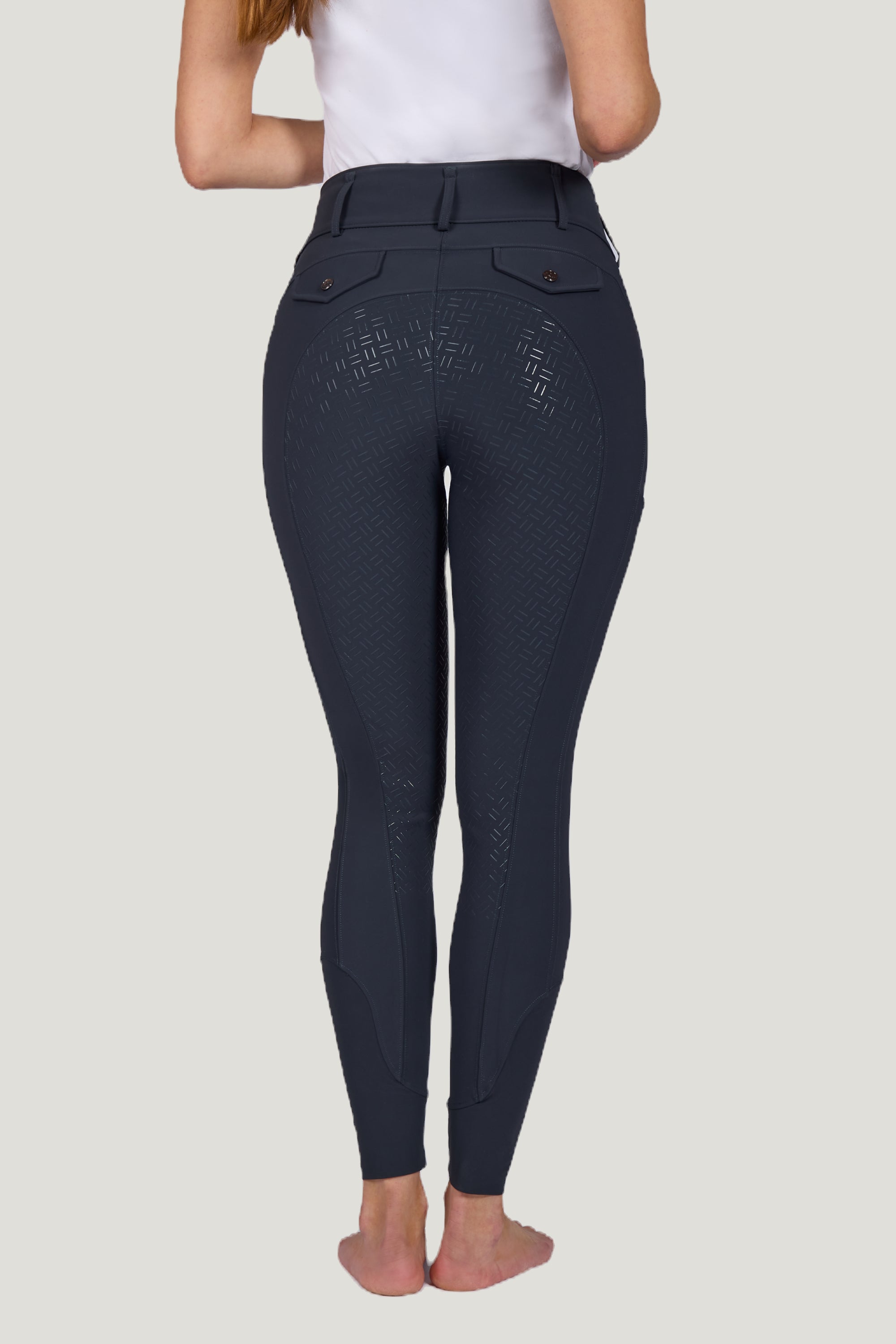 Kingsland KLKimi A Shape Mid- Waist Full-Grip Ladies Breeches Navy