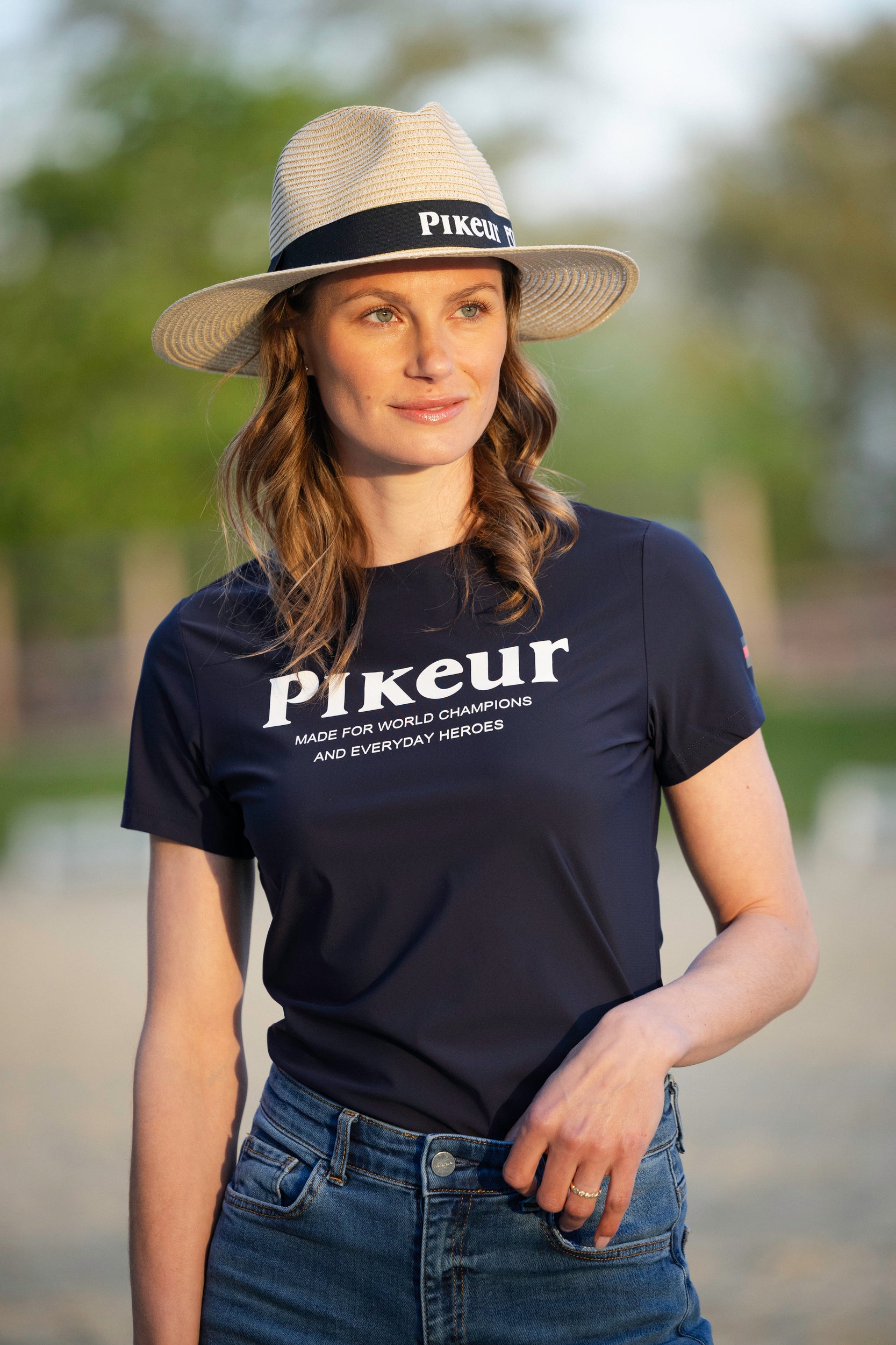Pikeur Official Aachen World Cup 2026 Fan Shirt Womens Navy