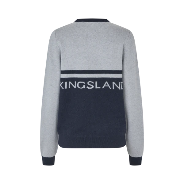 Kingsland KLMarina Ladies Knitted Pullover Sweater Quarry/Gray