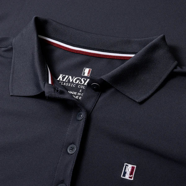 Kingsland Classic Pique Ladies Training Shirt Top Navy