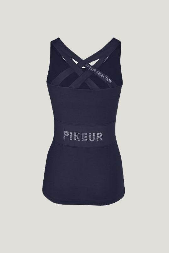Pikeur Cross-Back Riding Shirt Sleeveless Navy