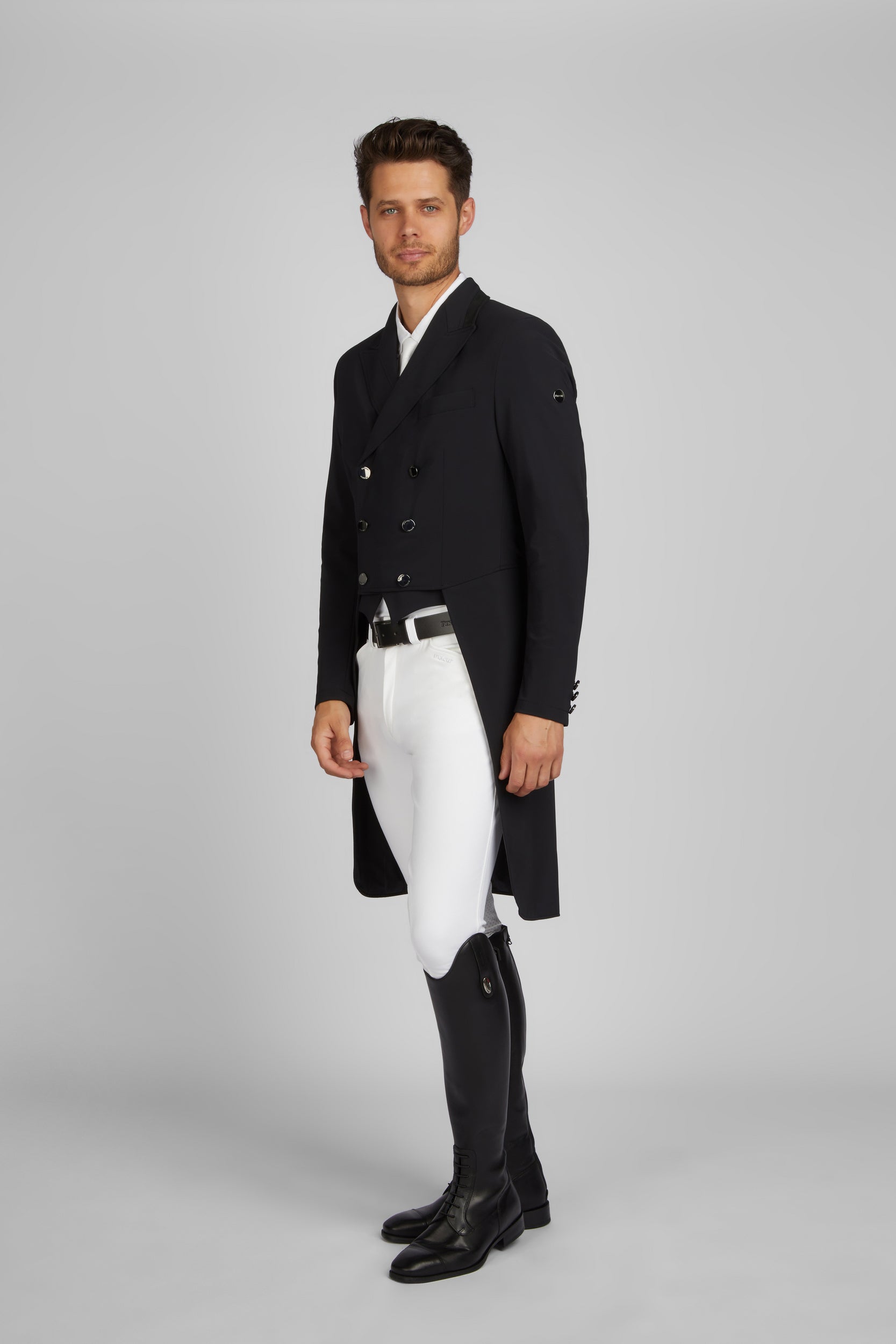 Pikeur Mens James Shadbelly Show Jacket Tail Coat Black Navy
