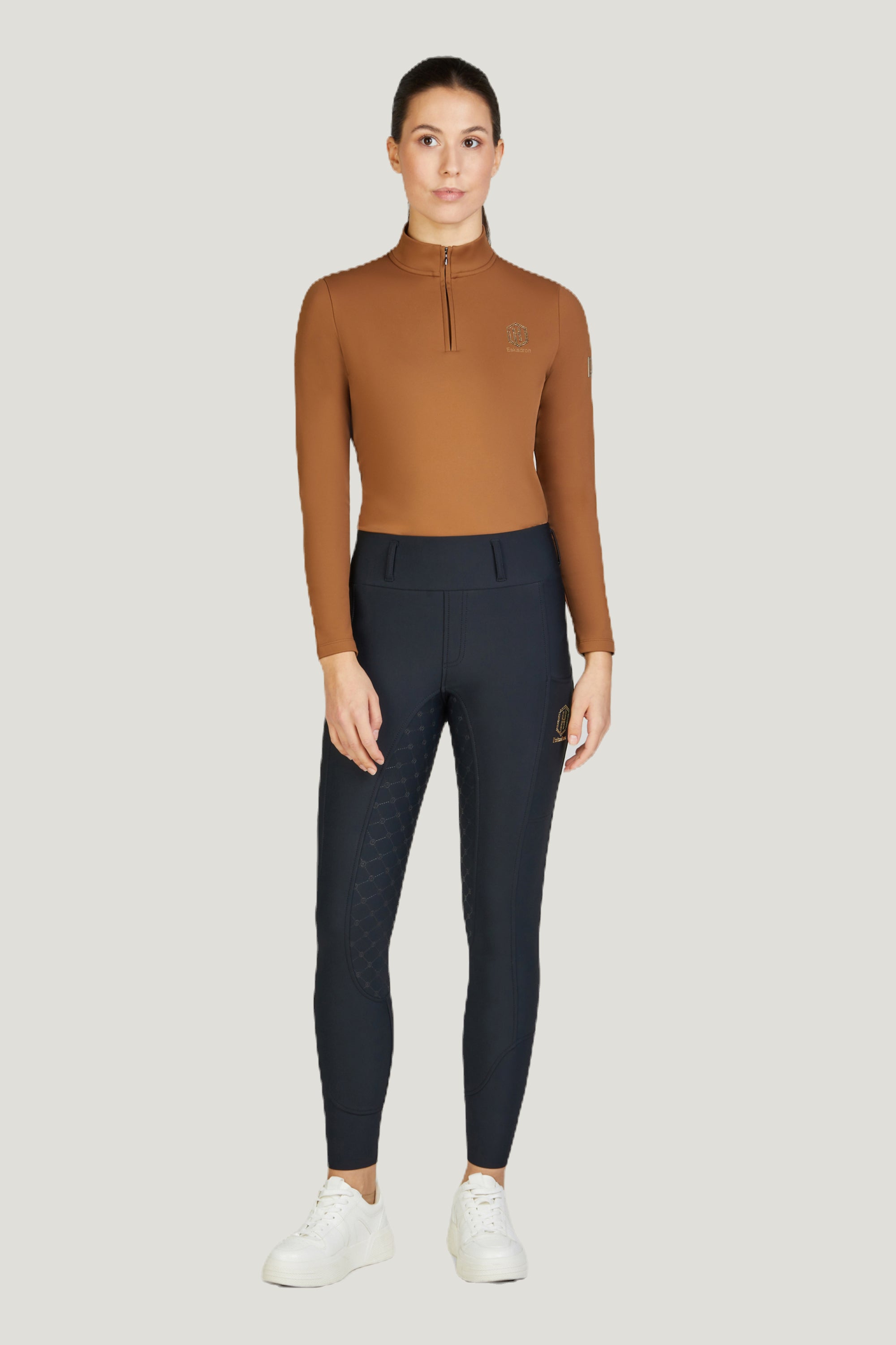 Eskadron Womens Pro Riding Full Seat Riding Tights Black