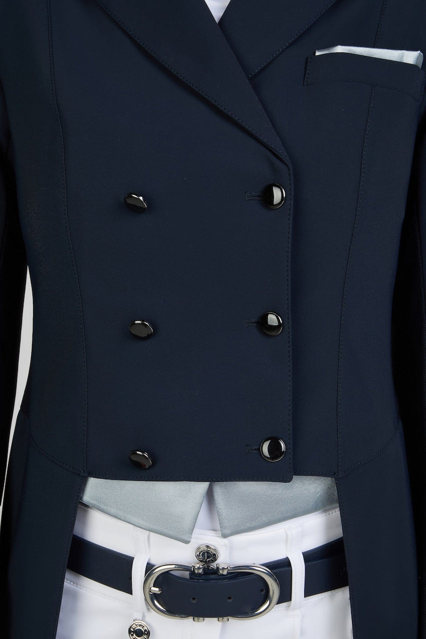 Pikeur Liliane Competition Show Jacket Shadbelly Tail Coat Navy