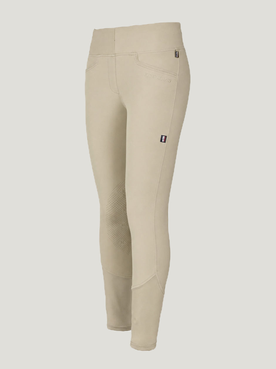 Kingsland Classic Katja Knee Grip Riding Tights Beige