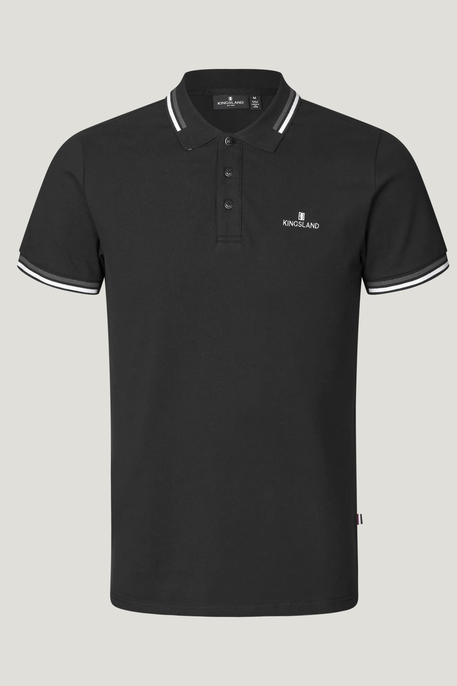 Kingsland Classic Mens Polo Shirt Black