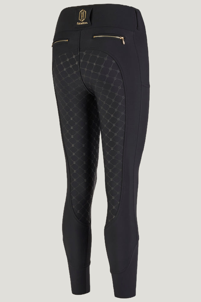 Eskadron Womens Pro Riding Full Seat Riding Tights Black