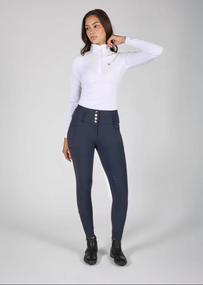 Kingsland KLKhloe X Shape High Waist Full-Grip Ladies Breeches Navy