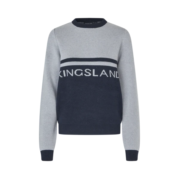Kingsland KLMarina Ladies Knitted Pullover Sweater Quarry/Gray