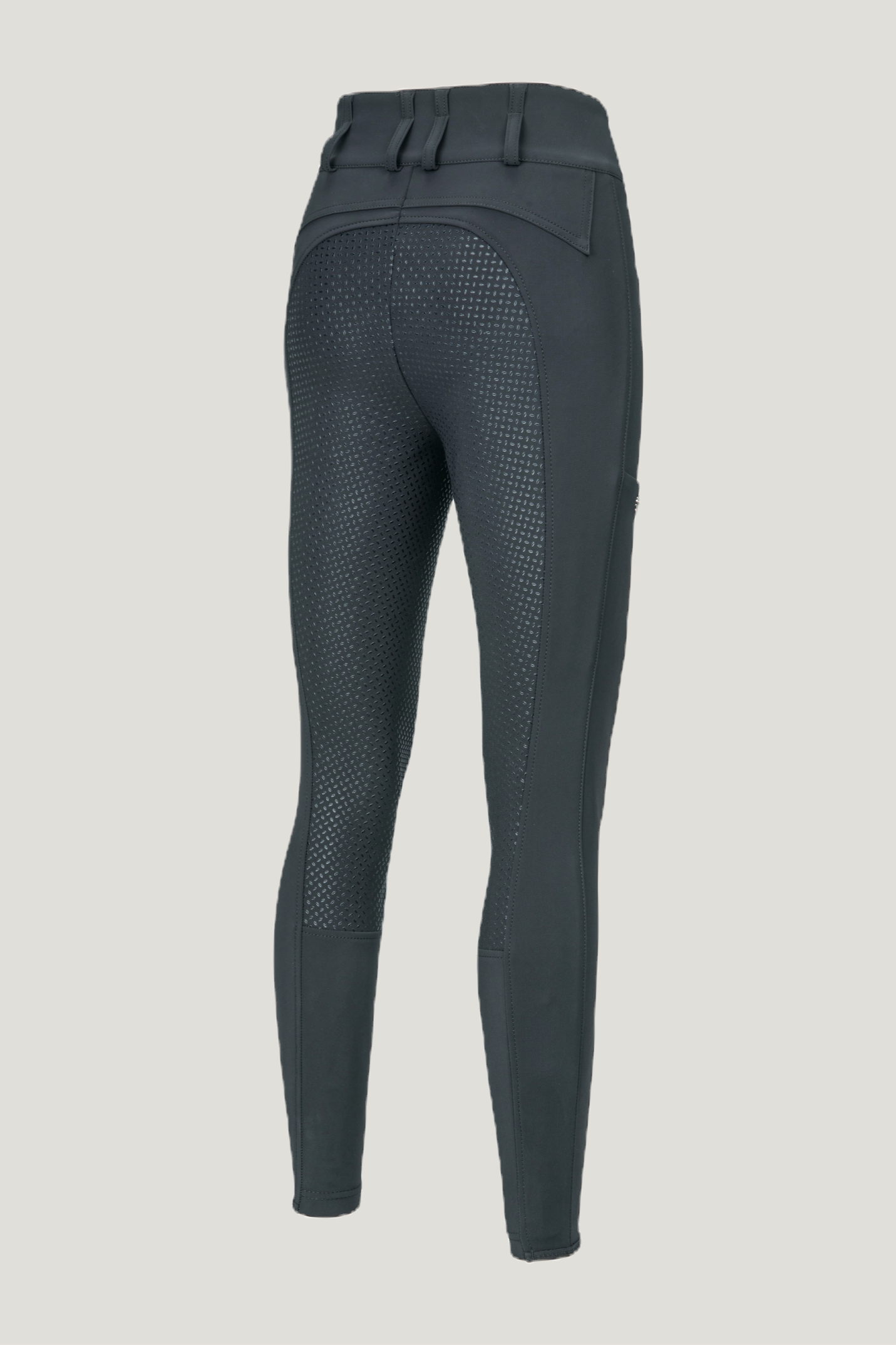 Pikeur New Candela Softshell Highwaist Full Grip Breeches Dark Shadow Gray
