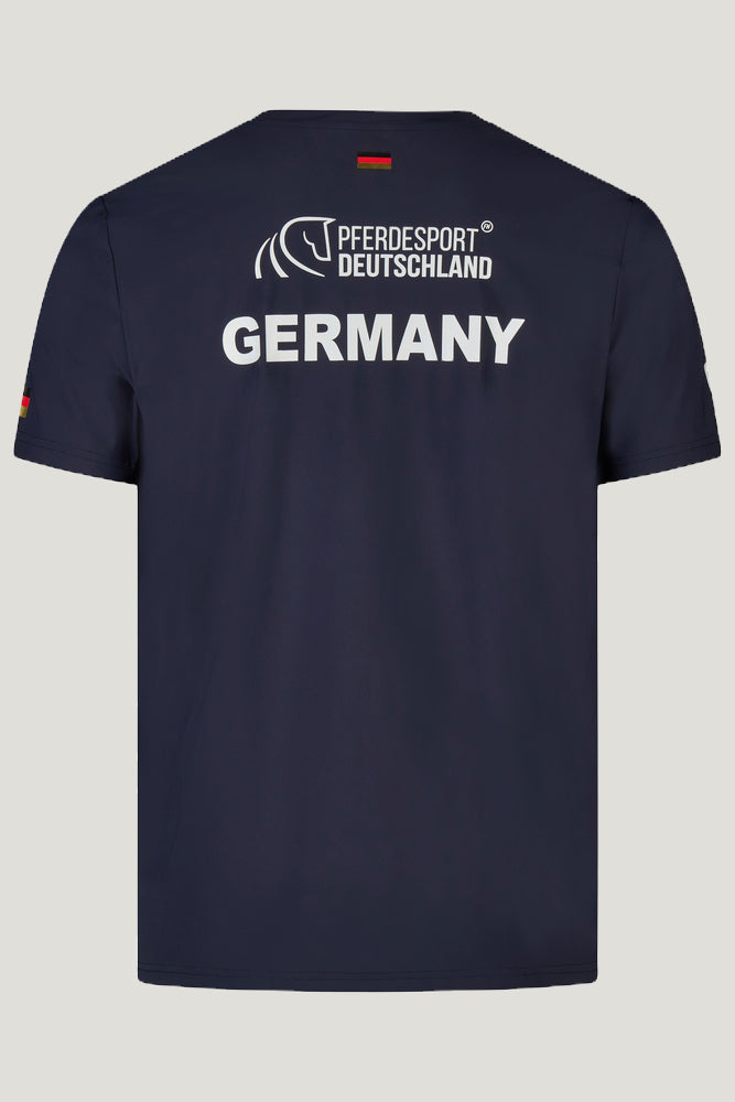 Pikeur Official Aachen World Cup 2026 Fan Shirt Mens Navy