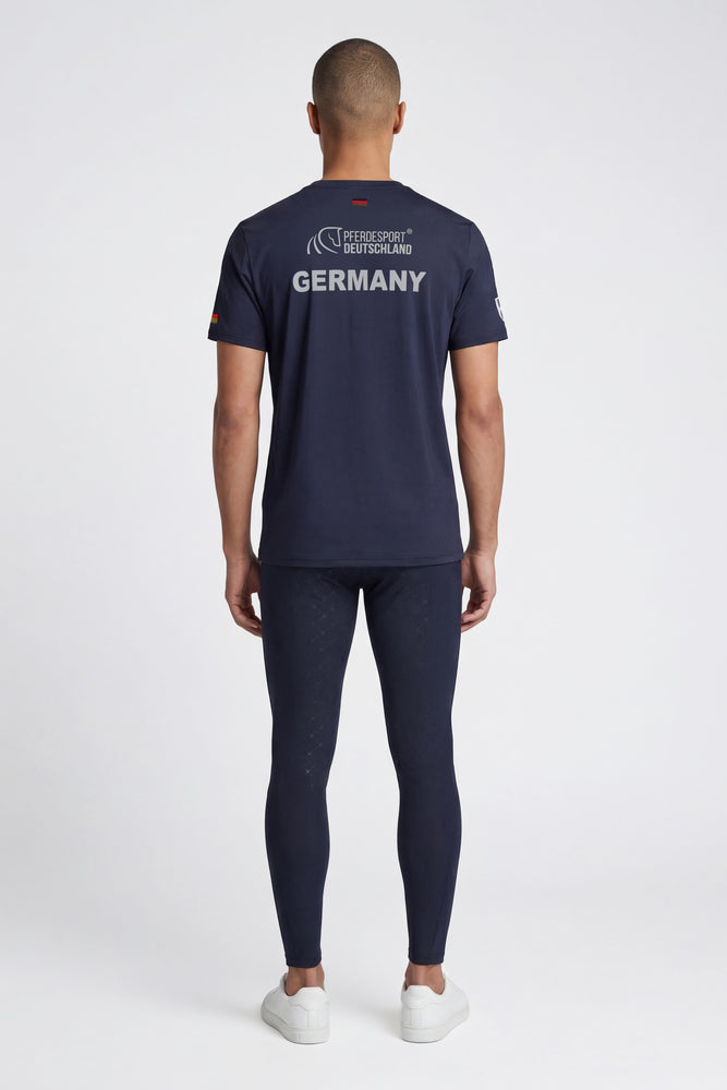 Pikeur Official Aachen World Cup 2026 Fan Shirt Mens Navy