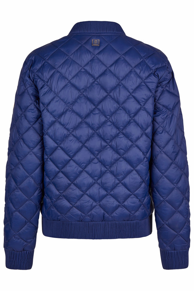 Eskadron Quilt Bomber Riding Jacket Ladies Blue