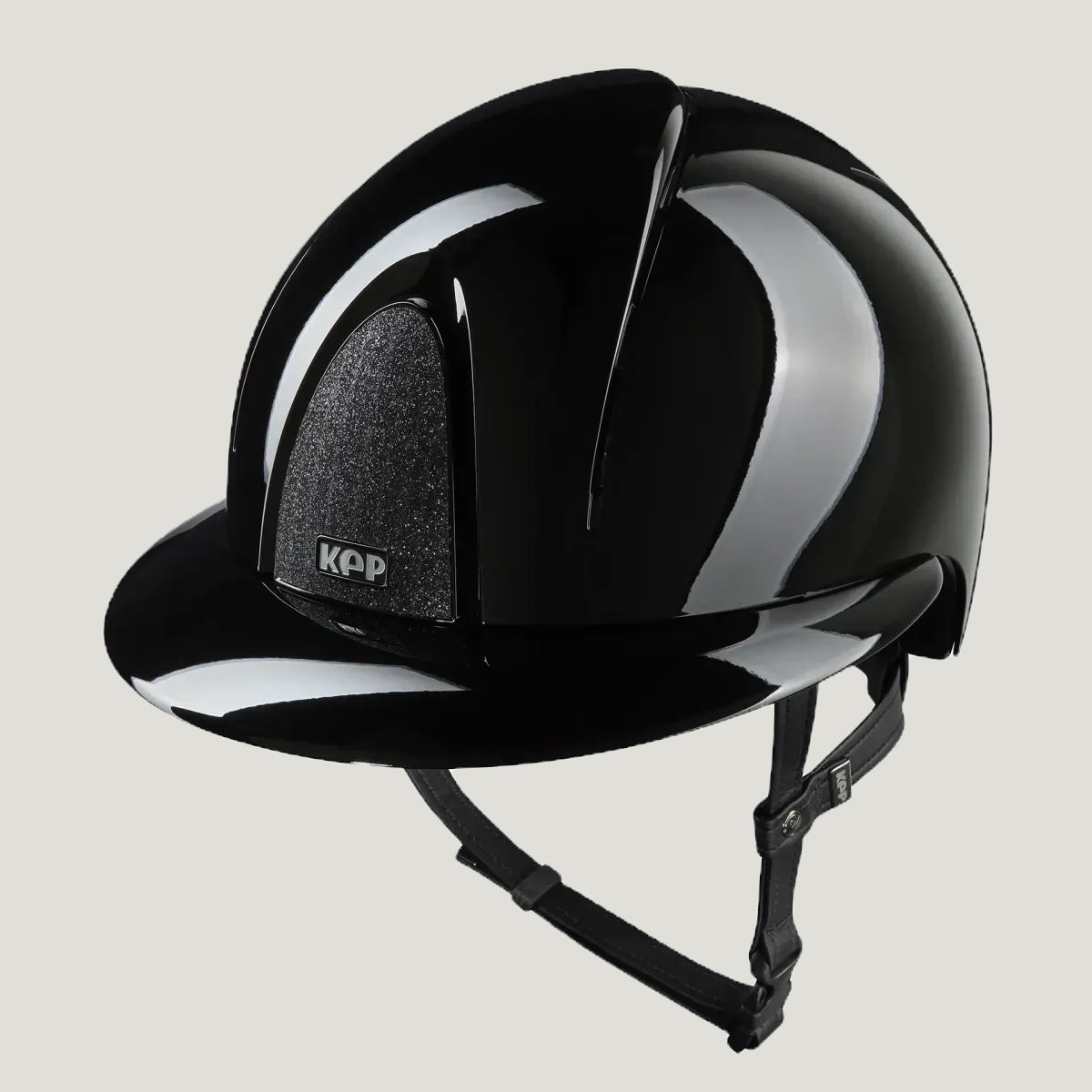 KEP Smart Nova Black Metal Polish Wide Visor Star Helmet