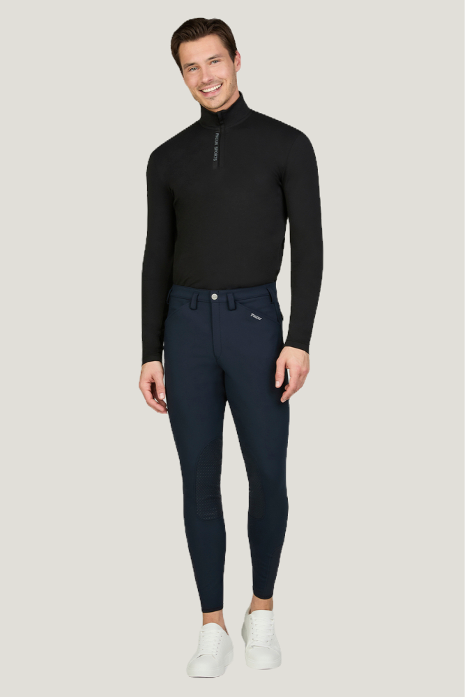 Pikeur Mens Rodrigo Breeches Knee Patch Navy