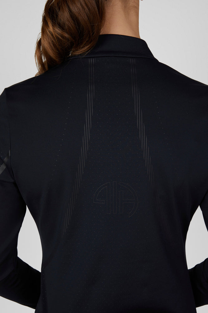 Pikeur Zone Zip Sport Function Training Shirt Black